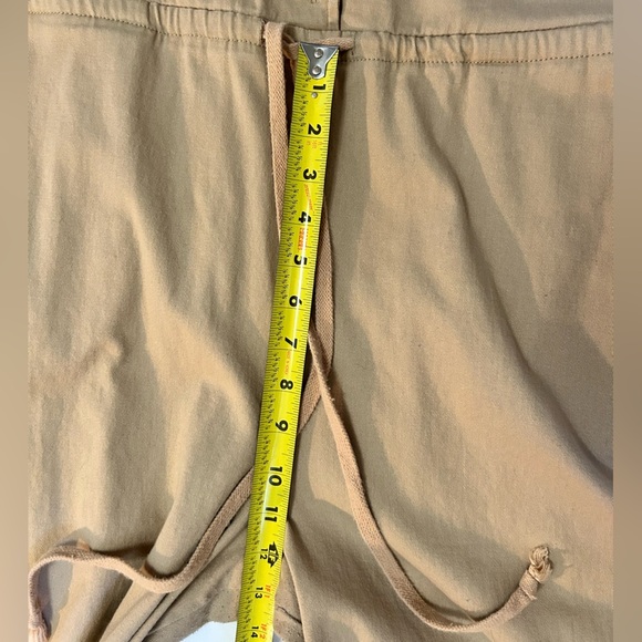 Wild Fable Tan Sleeveless Jumpsuit Utility Cuffed Drawstring Waist Pockets Size - Picture 10 of 12